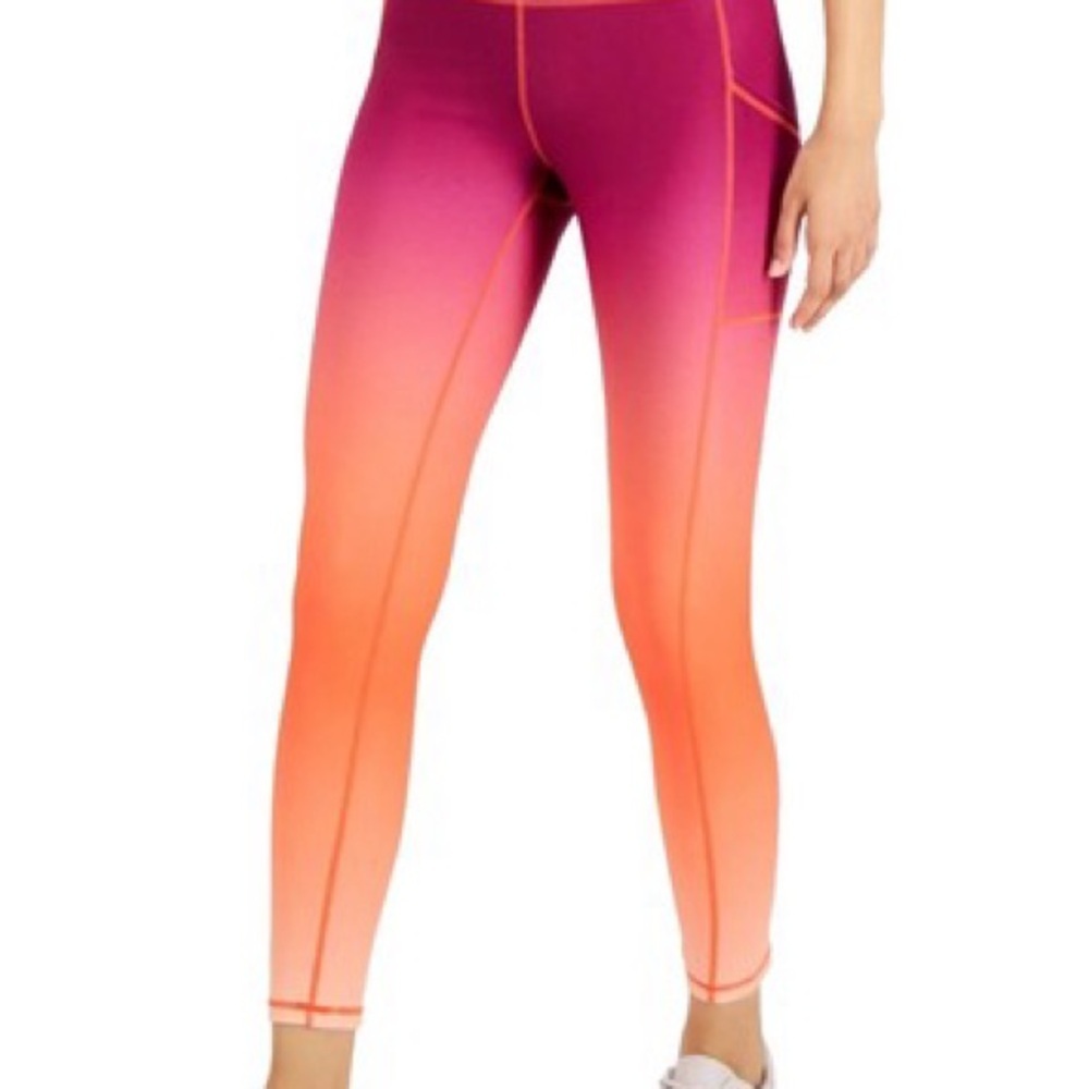 Noli Gradient Pink and Orange Women's Leggings Medium